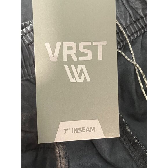 VRST Men's Small 7" Inseam Stretch Shorts Navy Blue Cotton & Polyester - Picture 5 of 9